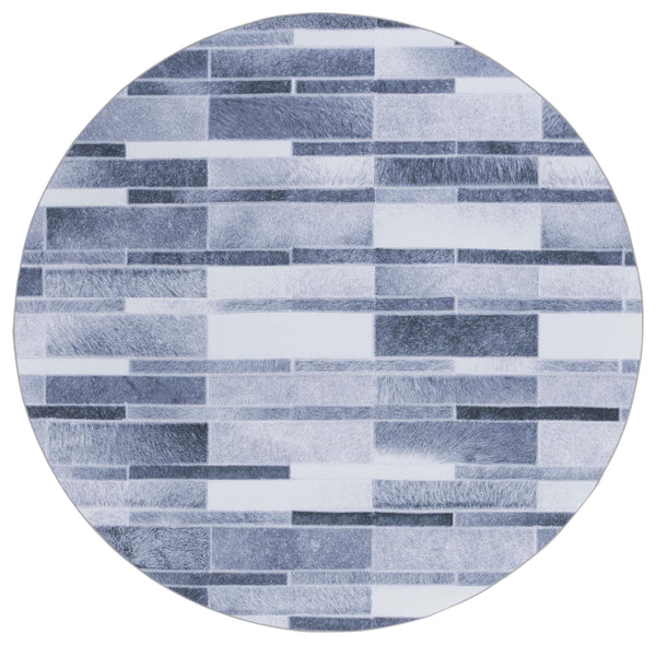 Safavieh Faux Hide 513 M/W S/R Power Loomed  Rug Grey / Ivory FAH513F-6R