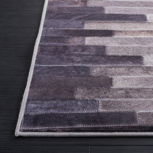 Safavieh Faux Hide 514 M/W S/R Power Loomed  Rug Ivory / Grey FAH514A-9