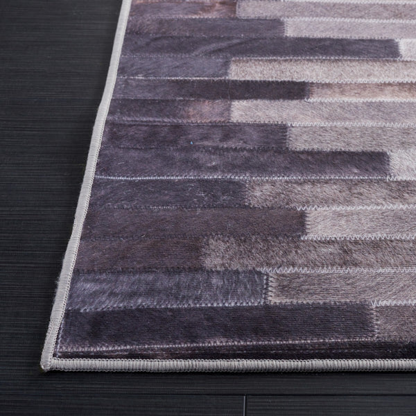 Safavieh Faux Hide 514 M/W S/R Power Loomed  Rug Ivory / Grey FAH514A-9