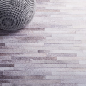 Safavieh Faux Hide 514 M/W S/R Power Loomed  Rug Ivory / Grey FAH514A-5