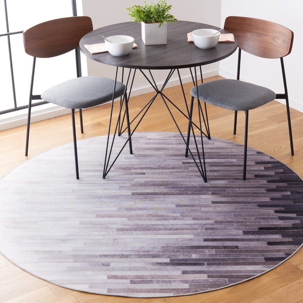 Safavieh Faux Hide 514 M/W S/R Power Loomed  Rug Ivory / Grey FAH514A-6R