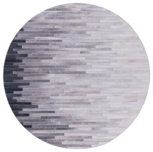 Safavieh Faux Hide 514 M/W S/R Power Loomed  Rug Ivory / Grey FAH514A-9