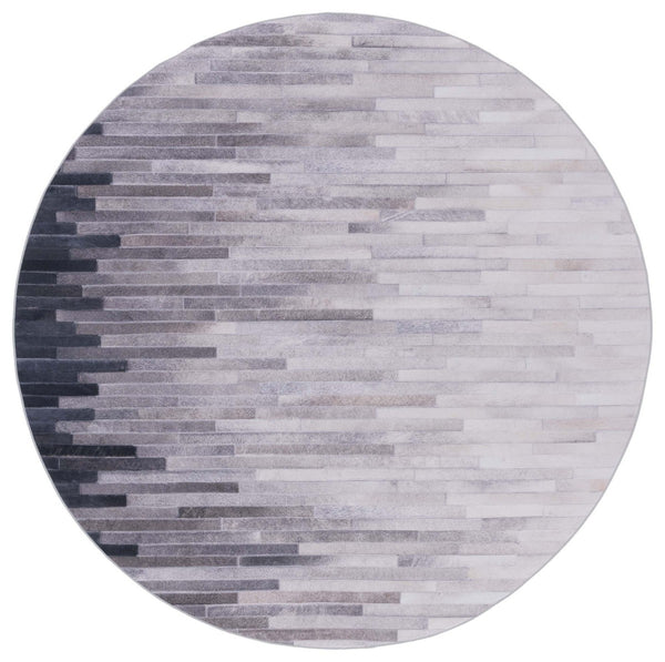 Safavieh Faux Hide 514 M/W S/R Power Loomed  Rug Ivory / Grey FAH514A-9