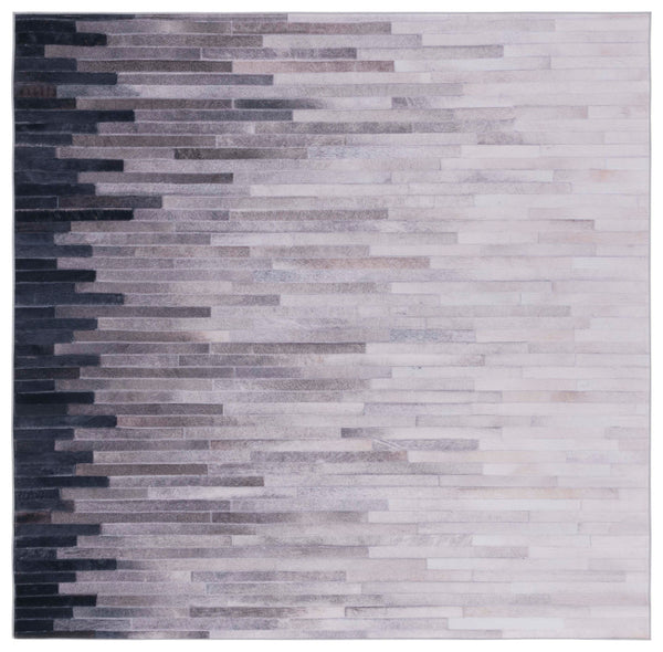 Safavieh Faux Hide 514 M/W S/R Power Loomed  Rug Ivory / Grey FAH514A-6SQ