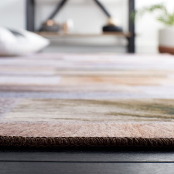 Safavieh Faux Hide 515 M/W S/R Power Loomed  Rug Beige / Purple FAH515A-5