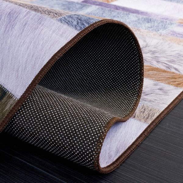 Safavieh Faux Hide 515 M/W S/R Power Loomed  Rug Beige / Purple FAH515A-5