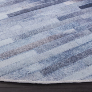 Safavieh Faux Hide 516 M/W S/R Power Loomed  Rug Light Grey / Grey FAH516F-6R