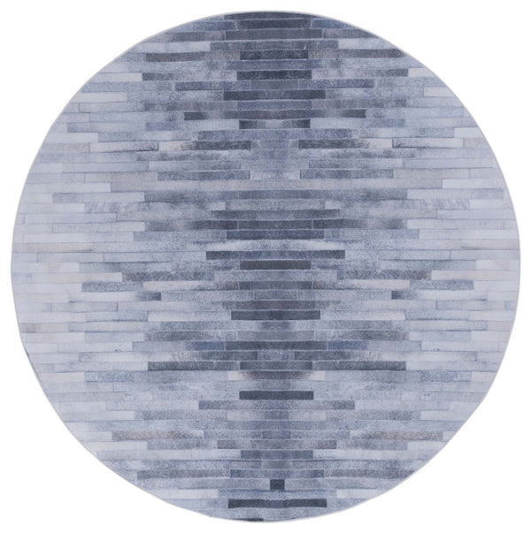 Safavieh Faux Hide 516 M/W S/R Power Loomed  Rug Light Grey / Grey FAH516F-9