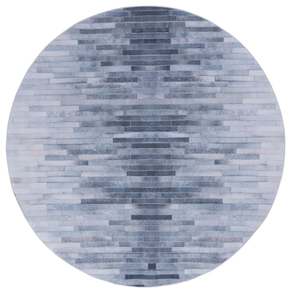 Safavieh Faux Hide 516 M/W S/R Power Loomed  Rug Light Grey / Grey FAH516F-6R