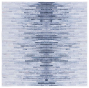 Safavieh Faux Hide 516 M/W S/R Power Loomed  Rug Light Grey / Grey FAH516F-6SQ