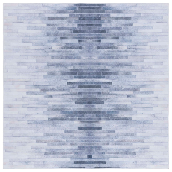 Safavieh Faux Hide 516 M/W S/R Power Loomed  Rug Light Grey / Grey FAH516F-6SQ