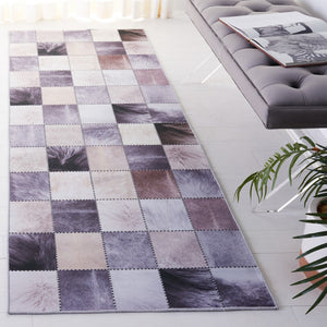 Safavieh Faux Hide 519 M/W S/R Power Loomed  Rug Beige / Grey FAH519B-28