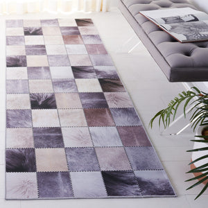 Safavieh Faux Hide 519 M/W S/R Power Loomed  Rug Beige / Grey FAH519B-9