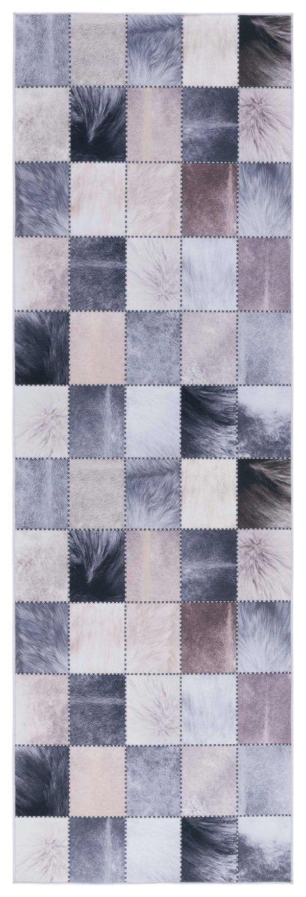 Safavieh Faux Hide 519 M/W S/R Power Loomed  Rug Beige / Grey FAH519B-28