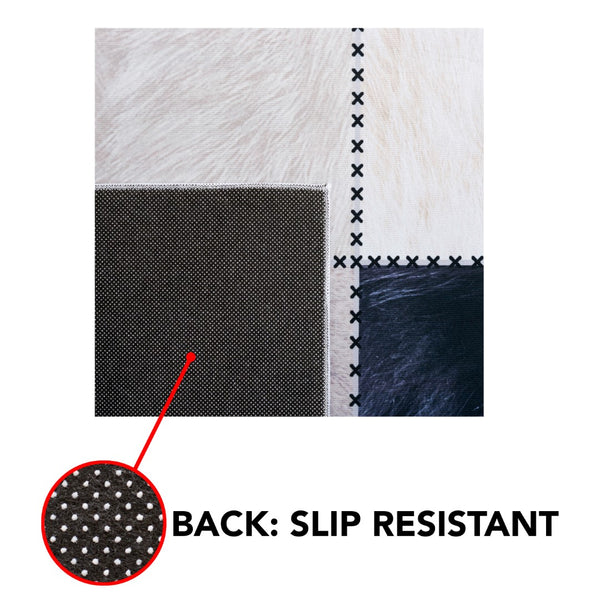 Safavieh Faux Hide 519 M/W S/R Power Loomed  Rug Beige / Grey FAH519B-5