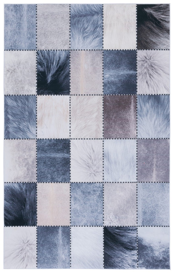 Safavieh Faux Hide 519 M/W S/R Power Loomed  Rug Beige / Grey FAH519B-9