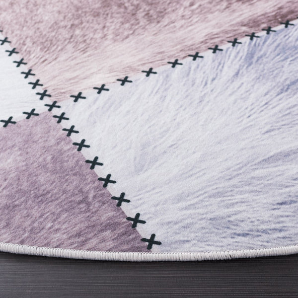 Safavieh Faux Hide 519 M/W S/R Power Loomed  Rug Beige / Grey FAH519B-6R