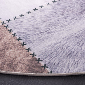 Safavieh Faux Hide 519 M/W S/R Power Loomed  Rug Beige / Brown FAH519C-6R