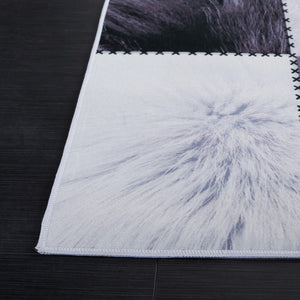 Safavieh Faux Hide 519 M/W S/R Power Loomed  Rug Light Grey / Grey FAH519F-5