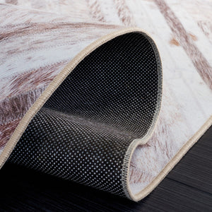 Safavieh Faux Hide 526 M/W S/R Power Loomed  Rug Beige / Brown FAH526A-9