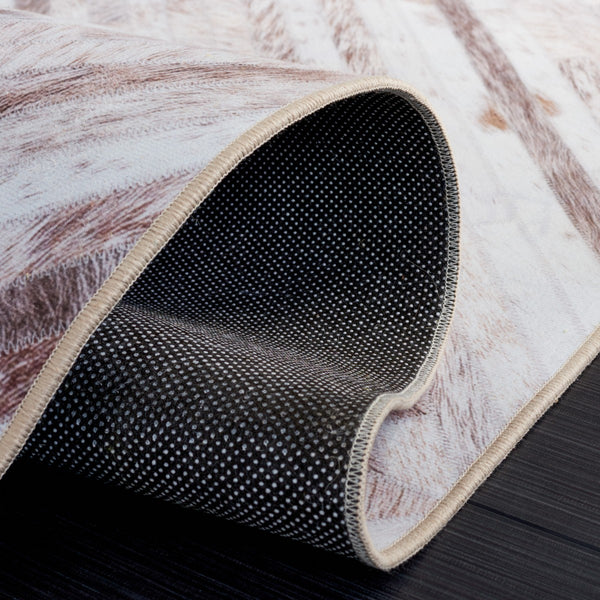 Safavieh Faux Hide 526 M/W S/R Power Loomed  Rug Beige / Brown FAH526A-9