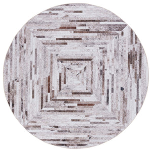 Safavieh Faux Hide 526 M/W S/R Power Loomed  Rug Beige / Brown FAH526A-9