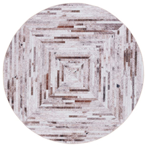 Safavieh Faux Hide 526 M/W S/R Power Loomed  Rug Beige / Brown FAH526A-6R