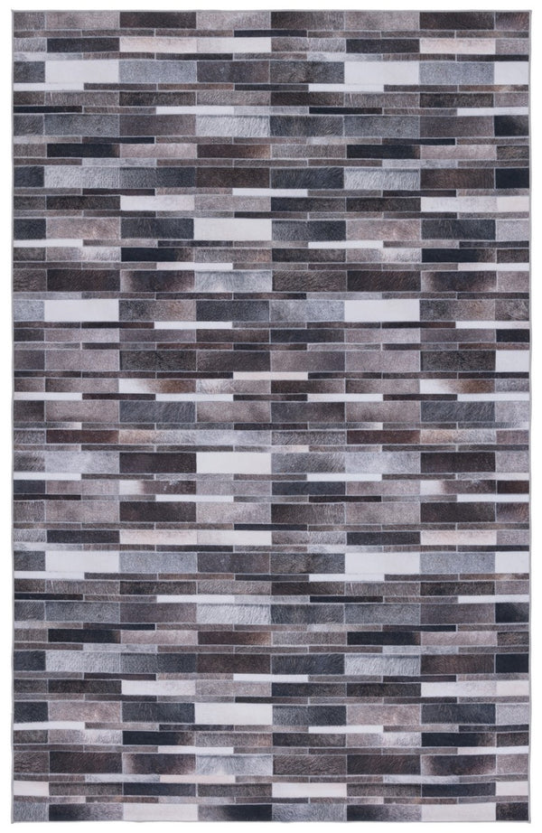 Safavieh Faux Hide 542 M/W S/R Power Loomed  Rug Ivory / Grey FAH542A-9