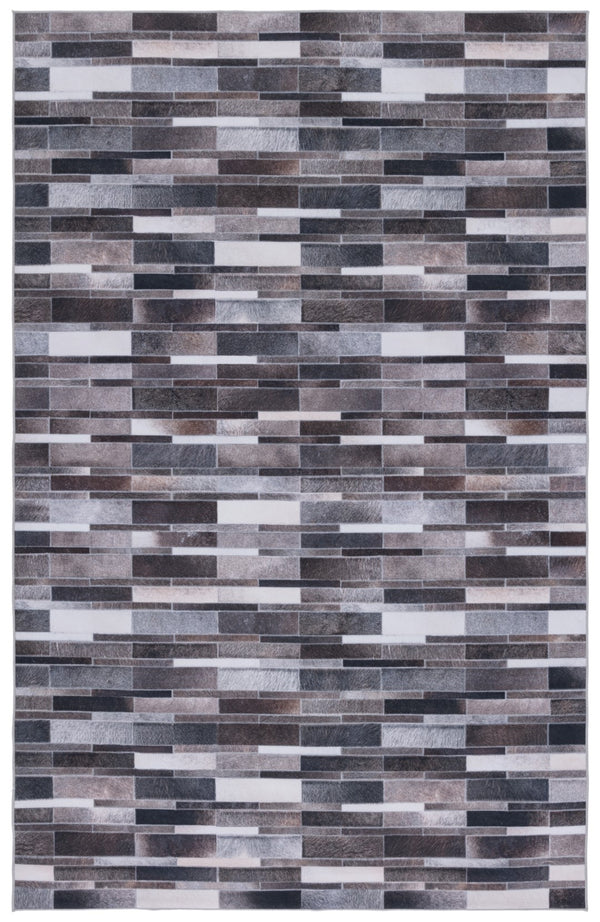 Safavieh Faux Hide 542 M/W S/R Power Loomed  Rug Ivory / Grey FAH542A-5