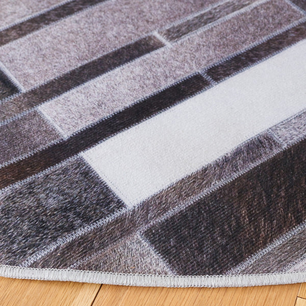 Safavieh Faux Hide 542 M/W S/R Power Loomed  Rug Ivory / Grey FAH542A-9