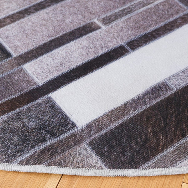 Safavieh Faux Hide 542 M/W S/R Power Loomed  Rug Ivory / Grey FAH542A-6R