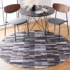Safavieh Faux Hide 542 M/W S/R Power Loomed  Rug Ivory / Grey FAH542A-6R