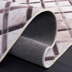 Safavieh Faux Hide 545 M/W S/R Power Loomed  Rug Beige / Brown FAH545A-5