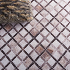 Safavieh Faux Hide 545 M/W S/R Power Loomed  Rug Beige / Brown FAH545A-5