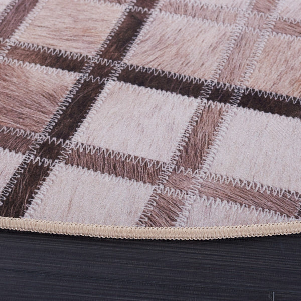 Safavieh Faux Hide 545 M/W S/R Power Loomed  Rug Beige / Brown FAH545A-9