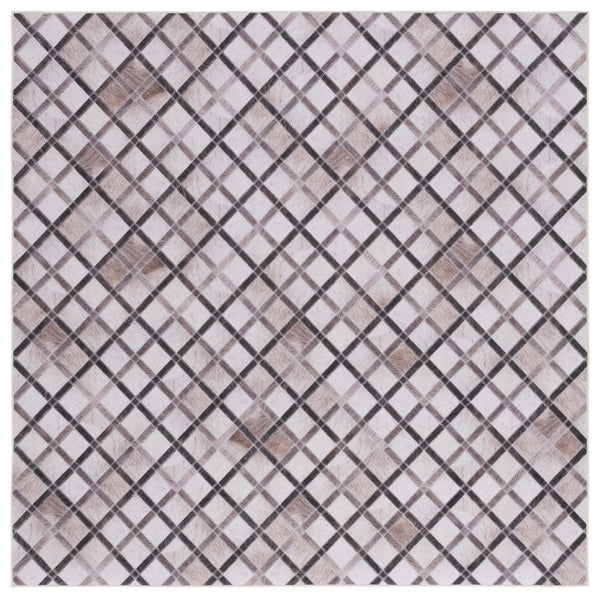 Safavieh Faux Hide 545 M/W S/R Power Loomed  Rug Beige / Brown FAH545A-9