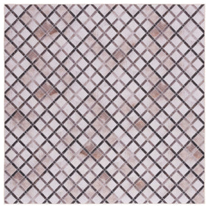 Safavieh Faux Hide 545 M/W S/R Power Loomed  Rug Beige / Brown FAH545A-6SQ