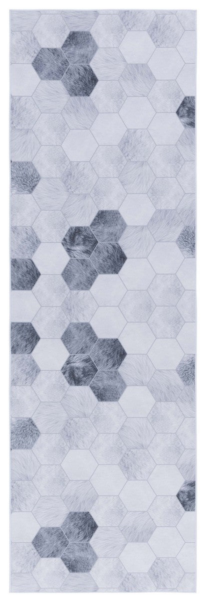 Safavieh Faux Hide 546 M/W S/R Power Loomed  Rug Ivory / Grey FAH546A-9