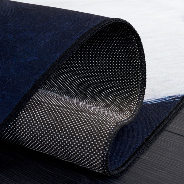 Safavieh Faux Hide 548 M/W S/R Power Loomed  Rug Ivory / Dark Blue FAH548A-9