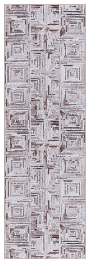 Safavieh Faux Hide 549 M/W S/R Power Loomed  Rug Beige / Brown FAH549A-9