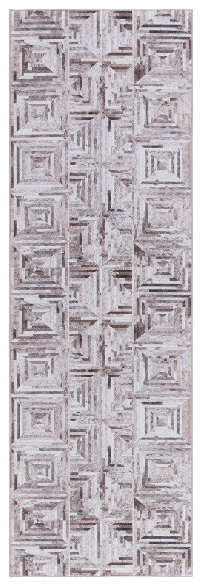 Safavieh Faux Hide 549 M/W S/R Power Loomed  Rug Beige / Brown FAH549A-9