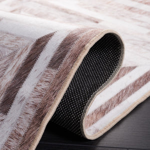 Safavieh Faux Hide 549 M/W S/R Power Loomed  Rug Beige / Brown FAH549A-5