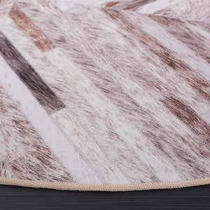 Safavieh Faux Hide 549 M/W S/R Power Loomed  Rug Beige / Brown FAH549A-6R