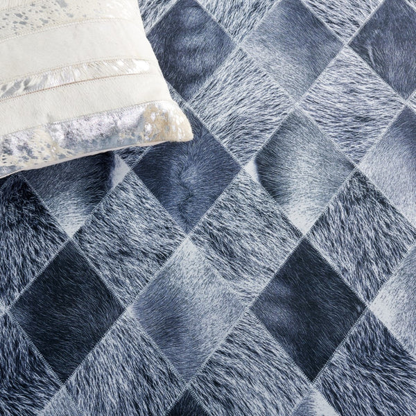 Safavieh Faux Hide 550 M/W S/R Power Loomed  Rug Grey / Dark Grey FAH550G-5