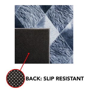 Safavieh Faux Hide 550 M/W S/R Power Loomed  Rug Grey / Dark Grey FAH550G-5