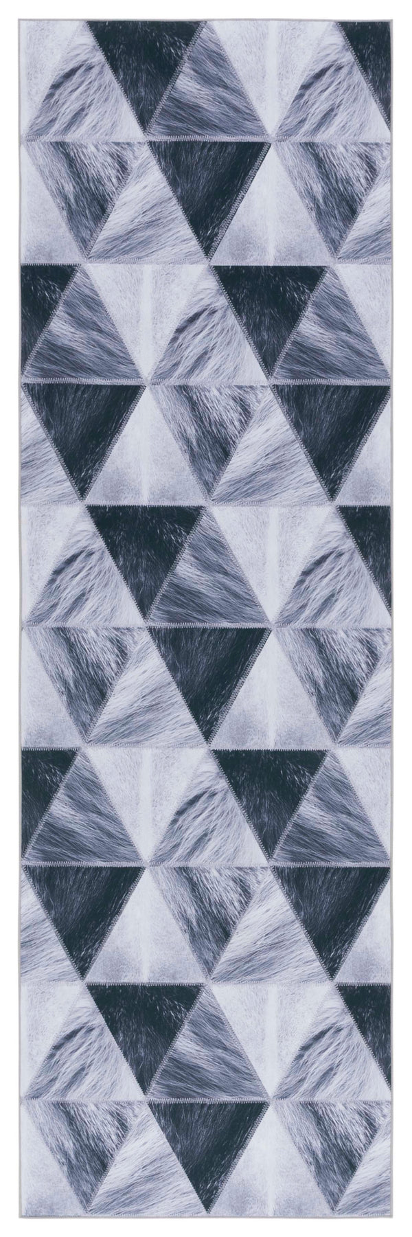 Safavieh Faux Hide 554 M/W S/R Power Loomed  Rug Light Grey / Dark Grey FAH554F-28