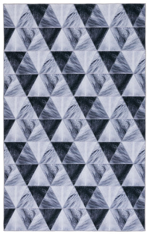 Safavieh Faux Hide 554 M/W S/R Power Loomed  Rug Light Grey / Dark Grey FAH554F-5