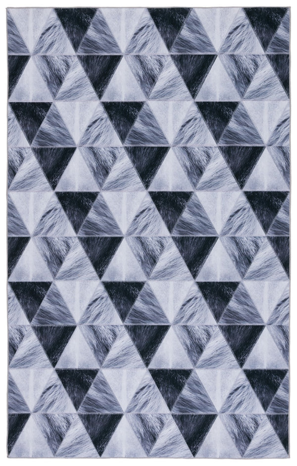 Safavieh Faux Hide 554 M/W S/R Power Loomed  Rug Light Grey / Dark Grey FAH554F-5