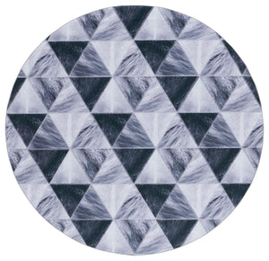 Safavieh Faux Hide 554 M/W S/R Power Loomed  Rug Light Grey / Dark Grey FAH554F-6R