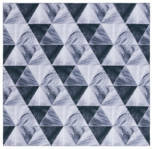 Safavieh Faux Hide 554 M/W S/R Power Loomed  Rug Light Grey / Dark Grey FAH554F-6SQ